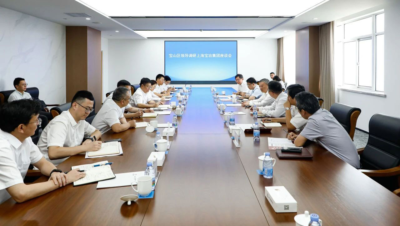 宝山区委书记李晨昊一行调研上海尊龙人生就是博首页